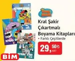 Kral Şakir Çıkartmalı Boyama Kitapları Kral Şakir Çıkartmalı Boyama Kitapları