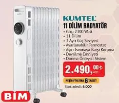 Kumtel 11 Dilim Radyatör Kumtel 11 Dilim Radyatör