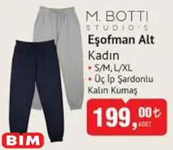 M.Botti Eşofman Alt Kadın M.Botti Eşofman Alt Kadın