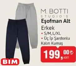 M.Botti Eşofman Alt Erkek M.Botti Eşofman Alt Erkek