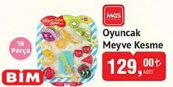 Mgs Oyuncak Meyve Kesme 16 Parça Mgs Oyuncak Meyve Kesme 16 Parça