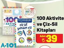 100 Aktivite ve Çiz-Sil Kitapları 100 Aktivite ve Çiz-Sil Kitapları