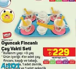 Birlik Oyuncak Fincanlı Çay Vakti Seti Birlik Oyuncak Fincanlı Çay Vakti Seti
