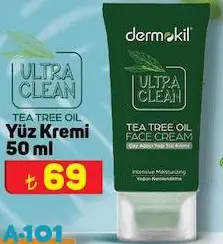 Dermokil Ultra Clean Yüz Kremi 50 ml Dermokil Ultra Clean Yüz Kremi 50 ml