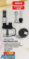 English Home Multi Blender Seti English Home Multi Blender Seti