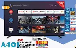 JVC LT-65VA3405T 65 inç 4K Ultra HD Android TV Akıllı Televizyon JVC LT-65VA3405T 65 inç 4K Ultra HD Android TV Akıllı Televizyon
