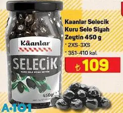 Kaanlar Selecik Kuru Sele Siyah Zeytin 450 g Kaanlar Selecik Kuru Sele Siyah Zeytin 450 g