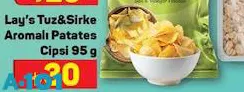 Lay's Tuz&Sirke Aromalı Patates Cipsi 95 g Lay's Tuz&Sirke Aromalı Patates Cipsi 95 g