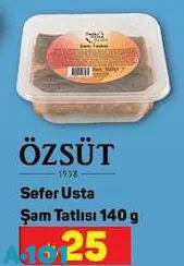 Özsüt Şeker Usta Şam Tatlısı 140 g Özsüt Şeker Usta Şam Tatlısı 140 g