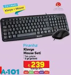 Piranha Klavye Mouse Seti Piranha Klavye Mouse Seti