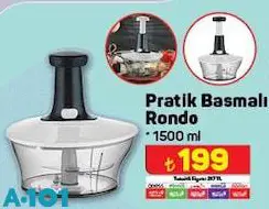 Pratik Basmalı Rondo 1500 ml Pratik Basmalı Rondo 1500 ml