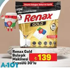 Renax Gold Bulaşık Makinesi Kapsülü 30'lu Renax Gold Bulaşık Makinesi Kapsülü 30'lu