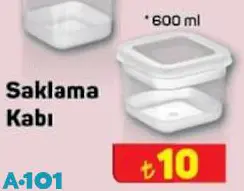 Saklama Kabı 600 ml Saklama Kabı 600 ml