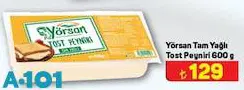 Yörsan Tam Yağlı Tost Peyniri 600 g Yörsan Tam Yağlı Tost Peyniri 600 g