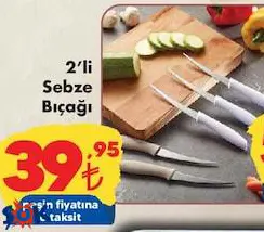 2'li Sebze Bıçağı 2'li Sebze Bıçağı