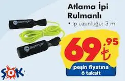 Atlama İpi Rulmanlı 3 m Atlama İpi Rulmanlı 3 m