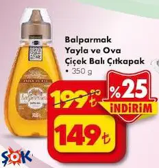 Balparmak Yayla ve Ova Çiçek Balı Çıtkapak 350 g Balparmak Yayla ve Ova Çiçek Balı Çıtkapak 350 g