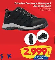 Columbia Crestwood Waterproof Ayakkabı Siyah Columbia Crestwood Waterproof Ayakkabı Siyah