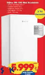 Dijitsu DB-100 Mini Buzdolabı Dijitsu DB-100 Mini Buzdolabı
