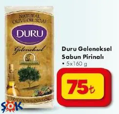 Duru Geleneksel Sabun Pirinalı 5x160 g Duru Geleneksel Sabun Pirinalı 5x160 g