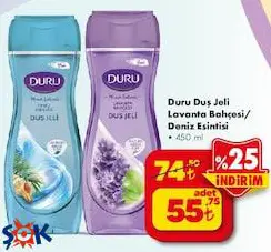 Duru Duş Jeli Lavanta Bahçesi/Deniz Esintisi 450 ml Duru Duş Jeli Lavanta Bahçesi/Deniz Esintisi 450 ml
