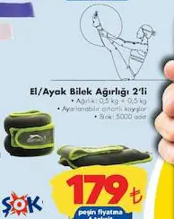 El/Ayak Bileği Ağırlığı 2'li El/Ayak Bileği Ağırlığı 2'li