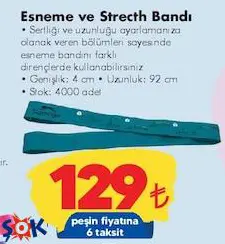 Esneme ve Strecth Bandı Esneme ve Strecth Bandı