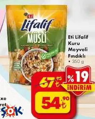 Eti Lifalif Kuru Meyveli Fındıklı 350 g Eti Lifalif Kuru Meyveli Fındıklı 350 g