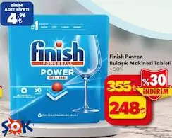 Finish Power Bulaşık Makinesi Tableti 50'li Finish Power Bulaşık Makinesi Tableti 50'li