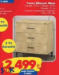 Garaj Home Yaren Şifonyer Meşe Garaj Home Yaren Şifonyer Meşe