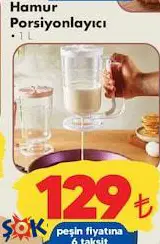 Hamur Porsiyonlayıcı 1 L Hamur Porsiyonlayıcı 1 L