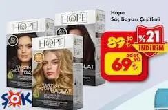 Hope Saç Boyası Çeşitleri Hope Saç Boyası Çeşitleri