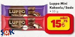 Luppo Mini Kakaolu/Sade 55 g Luppo Mini Kakaolu/Sade 55 g