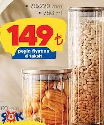 Metal Kapaklı Optikli Cam Kavanoz 70x220 ml 750 ml Metal Kapaklı Optikli Cam Kavanoz 70x220 ml 750 ml