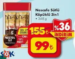 Nescafe Sütlü Köpüklü 3in1 348 g Nescafe Sütlü Köpüklü 3in1 348 g
