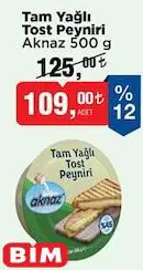 Aknaz Tam Yağlı Tost Peyniri 500 g