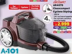 Arzum AR4070 Cleancompact Cyclone Süpürrge 890 W Arzum AR4070 Cleancompact Cyclone Süpürrge 890 W
