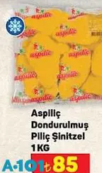 Aspiliç Dondurulmuş Piliç Şinitzel 1 kg Aspiliç Dondurulmuş Piliç Şinitzel 1 kg