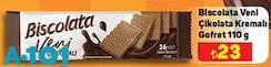 Biscolata Veni Çikolata Kremalı Gofret 110 g Biscolata Veni Çikolata Kremalı Gofret 110 g