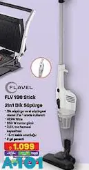 Flavel FLV 190 Stick 2 in 1 Dik Süpürge Flavel FLV 190 Stick 2 in 1 Dik Süpürge