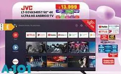 JVC LT-50VA3405T 50 inç 4K Ultra HD Android Tv Akıllı Televizyon JVC LT-50VA3405T 50 inç 4K Ultra HD Android Tv Akıllı Televizyon