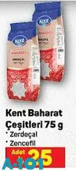 Kent Baharat Çeşitleri 75 g Kent Baharat Çeşitleri 75 g