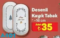 Keramika Desenli Kayık Tabak 16 cm Keramika Desenli Kayık Tabak 16 cm