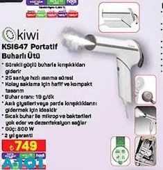 Kiwi KSI647 Portatif Buharlı Ütü Kiwi KSI647 Portatif Buharlı Ütü