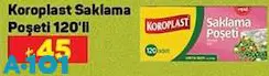 Koroplast Saklama Poşeti 120'li Koroplast Saklama Poşeti 120'li