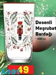 Lav Desenli Meşrubat Bardağı 490 cc Lav Desenli Meşrubat Bardağı 490 cc