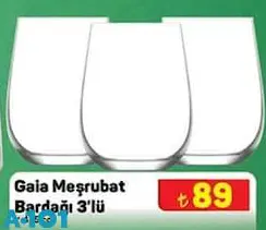 Lav Gaia Meşrubat Bardağı 3'lü 475 cc Lav Gaia Meşrubat Bardağı 3'lü 475 cc