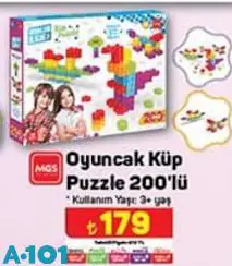 Mgs Oyuncak Küp Puzzle 200'lü Mgs Oyuncak Küp Puzzle 200'lü