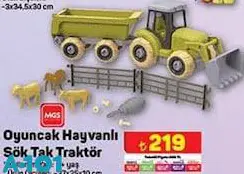 Mgs Oyuncak Hayvanlı Sök Tak Traktör Mgs Oyuncak Hayvanlı Sök Tak Traktör