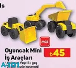Mgs Oyuncak Mini İş Araçları Mgs Oyuncak Mini İş Araçları